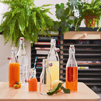 Side view of Moresca 33.75 oz. Swing Top Bottle (Set of 6)