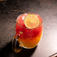 Side view of Bartender 18.25 oz. Moscow Mule Cocktail Glasses (Set of 6)