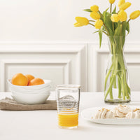 Side view of Officina 1825 11 oz. Water Drinking Glasses (Set of 4)