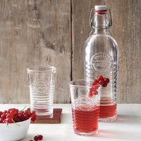 Side view of Officina 1825 11 oz. Water Drinking Glasses (Set of 4)