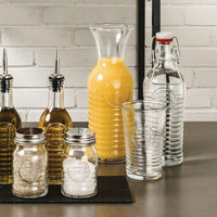 Side view of Officina 1825 11 oz. Water Drinking Glasses (Set of 4)