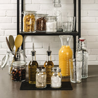 Side view of Officina 1825 37.25 oz. Swing Top Bottle (Set of 6)