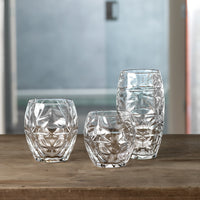 Side view of Oriente 13.5oz. Water Drinking Glasses (Set of 6)