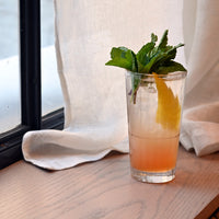 Side view of Oxford Bar 13.35 oz. Beverage Drinking Glasses (Set of 6)