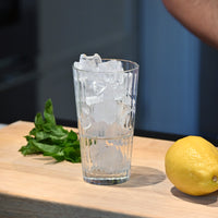 Side view of Oxford Bar 13.35 oz. Beverage Drinking Glasses (Set of 6)