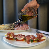 Side view of Parma 12.5" Opal Glass Charger Plate (Set of 12)