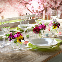 Side view of Parma 8.75" Opal Glass Soup Plate (Set of 24)