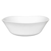 Side view of Parma 9.5" Opal Glass Salad Bowl (Set of 12)