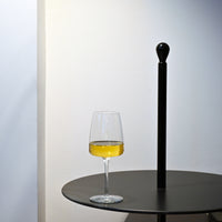 Side view of Planeo 12.75 oz. White Wine Glasses (Set of 4)