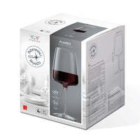 Side view of Planeo 18.75 oz. Mature Red Wine Glasses (Set of 4)