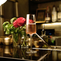 Side view of Planeo 8.75 oz. Sparkling Wine Flute (Set of 4)