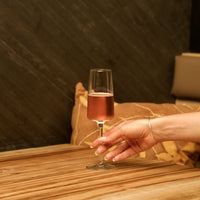 Side view of Planeo 8.75 oz. Sparkling Wine Flute (Set of 4)