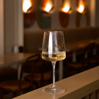 Side view of Planeo 12.75 oz. White Wine Glasses (Set of 4)