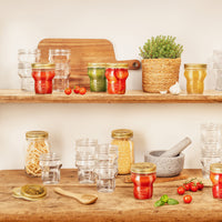 Side view of Special Edition Quattro Stagioni 9.25 oz. Stacking Jar (Set of 12)