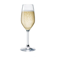 Side view of Restaurant 8 oz. Sparkling Wine Flute (Set of 4)