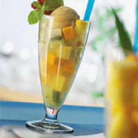 Side view of Rock Bar 12.5 oz. Dessert Ice-Cream and Milkshakes Glass (Set of 6)