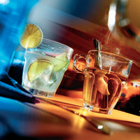 Side view of Rock Bar 13.25 oz. DOF Stackable Drinking Glasses (Set of 6)