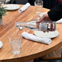 Side view of Rock Bar 16.25 oz. Cooler Stackable Drinking Glasses (Set of 6)