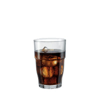 Side view of Rock Bar 16.25 oz. Cooler Stackable Drinking Glasses (Set of 6)