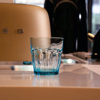 Side view of Rock Bar 9.25 oz. Rocks Stackable Drinking Glasses (Set of 6)