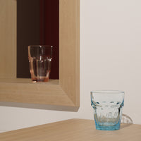 Side view of Rock Bar 9.25 oz. Rocks Stackable Drinking Glasses (Set of 6)