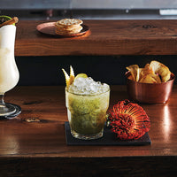 Side view of Rock Bar 9.25 oz. Rocks Stackable Drinking Glasses (Set of 6)