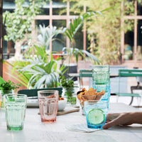 Side view of Rock Bar 9.25 oz. Rocks Stackable Drinking Glasses (Set of 6)