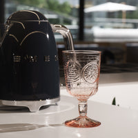 Side view of Romantic 10.75 oz. Stemware Cocktail Drinking Glasses (Set of 4)