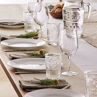 Side view of Romantic 11.5 oz. Water Drinking Glasses (Set of 4)