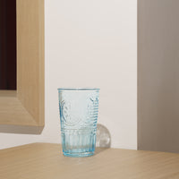 Side view of Romantic 11.5 oz. Water Drinking Glasses (Set of 4)