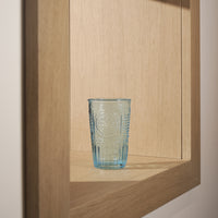 Side view of Romantic 11.5 oz. Water Drinking Glasses (Set of 4)