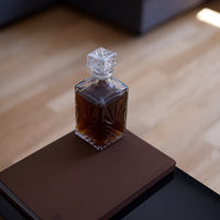 Side view of Selecta 7pc Whiskey Set (1 Decanter + 6 Rocks Glasses)