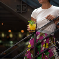 Side view of Sorgente 10.25 oz. Rocks Drinking Glasses (Set of 4)