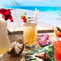 Side view of Sorgente 15.5 oz. Cooler Drinking Glasses (Set of 4)