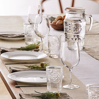 Side view of Spazio 17 oz. Large Red Wine Glasses (Set of 4)