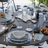 Side view of Spazio 17 oz. Large Red Wine Glasses (Set of 4)