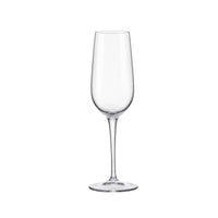 Side view of Spazio 7.25 oz. Sparkling Wine Flute (Set of 4)
