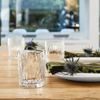 Side view of Wind 10.25 oz. Water Drinking Glasses (Set of 6)