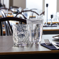 Side view of Wind 10.25 oz. Water Drinking Glasses (Set of 6)