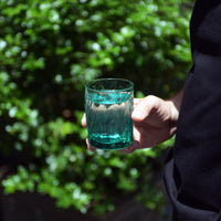 Side view of Wind 10.25 oz. Water Drinking Glasses (Set of 6)