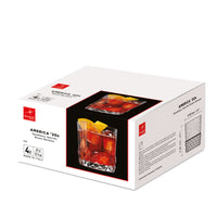 Side view of America '20s 12.5 oz. DOF Drinking Glasses (Set of 4)