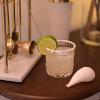 Side view of America '20s 12.5 oz. DOF Drinking Glasses (Set of 4)