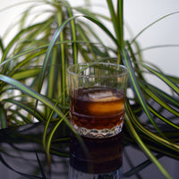 Side view of America '20s 12.5 oz. DOF Drinking Glasses (Set of 4)