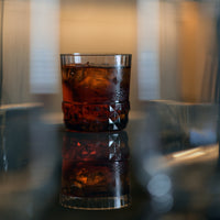 Side view of America '20s 12.5 oz. DOF Drinking Glasses (Set of 4)