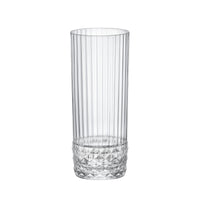 Side view of America '20s 13.5 oz. Long Drink Drinking Glasses (Set of 4)