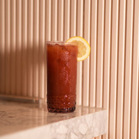 Side view of America '20s 13.5 oz. Long Drink Drinking Glasses (Set of 4)