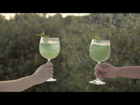 Side view of America '20s 25.25 oz. Gin Tonic Cocktail Glasses (Set of 4)