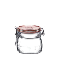 Side view of Fido 17.5 oz. Food Jar, Copper Top (Set of 6)