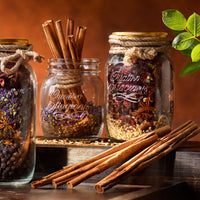 Side view of Quattro Stagioni 23.5 oz. Canning Jar