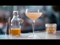 Side view of Bartender 8.5 oz. Novecento Cocktail Coupe (Set of 4)